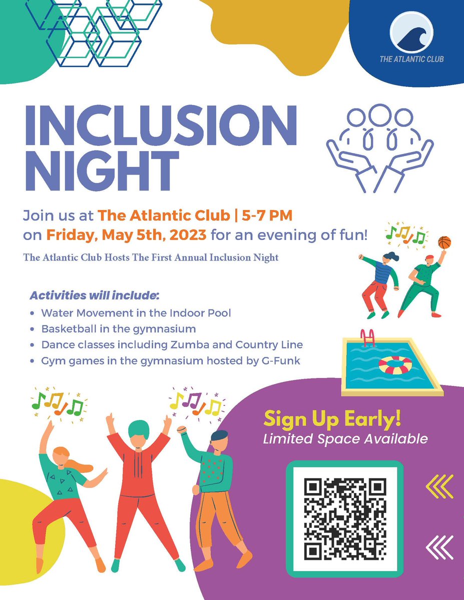 Fun night for high-school aged students! Register using the QR code.