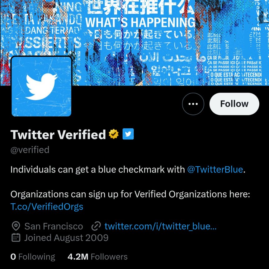 #WorldRecord of mass unfollow made by @verified. This handle unfollowed more than 400000 #legacyverified handles in just a one day. @elonmusk @GWR #BlueTick #TwitterBlue