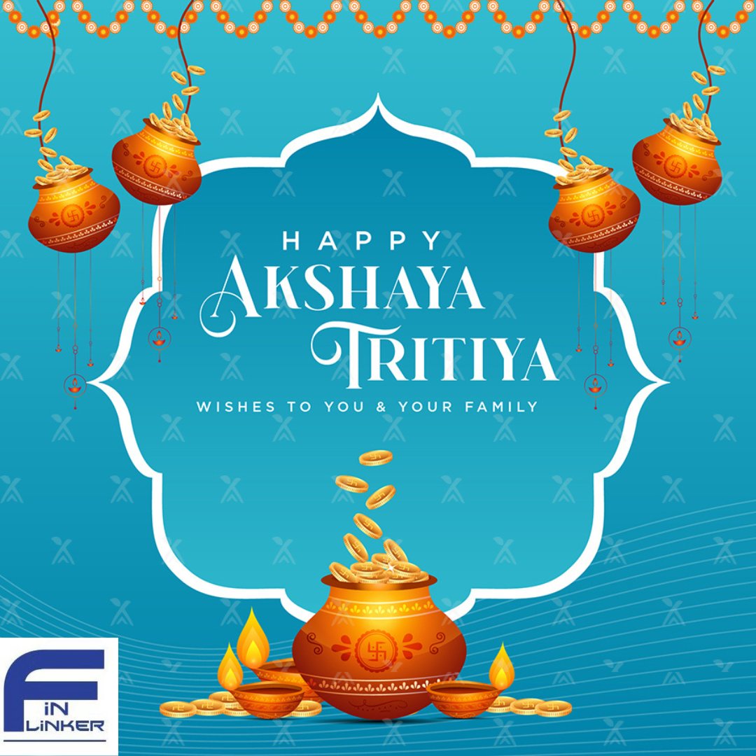 Finlinkersol1's tweet photo. Happy Akshaya Tritiya to you and your family!
 #loans #homeloans #business #MONEY #Payout #highpayout #banks #banking #bankloans #loanagainstproperty #valuation #creditscore #businessloans #businessworkingcapital #businessgrowth #businessProposal #interestrates #financialadvisor https://t.co/I6lgZl3ESU