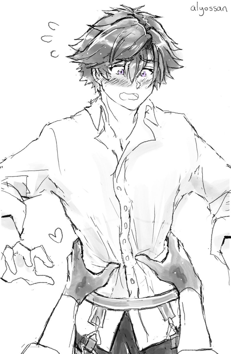 When u see his little waist and u JUST WANNA- 