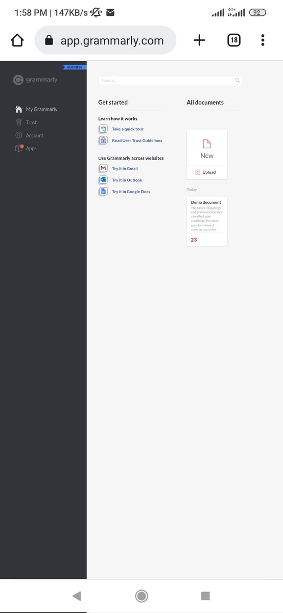 j_jaeyuno's tweet photo. @yeeugine Thank you for the smooth transaction #chvlegit. Successfully logged in to Grammarly🤍 https://t.co/D0OcurK6gQ