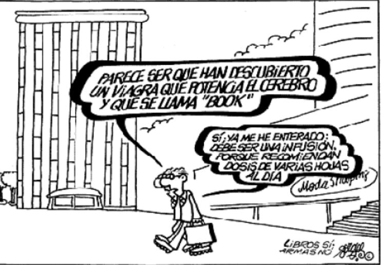 UexBiblioteca's tweet image. #humorbiliotecario 
En este fin de semana dedicado al libro, te traemos el humor de #Forges!
😄😄