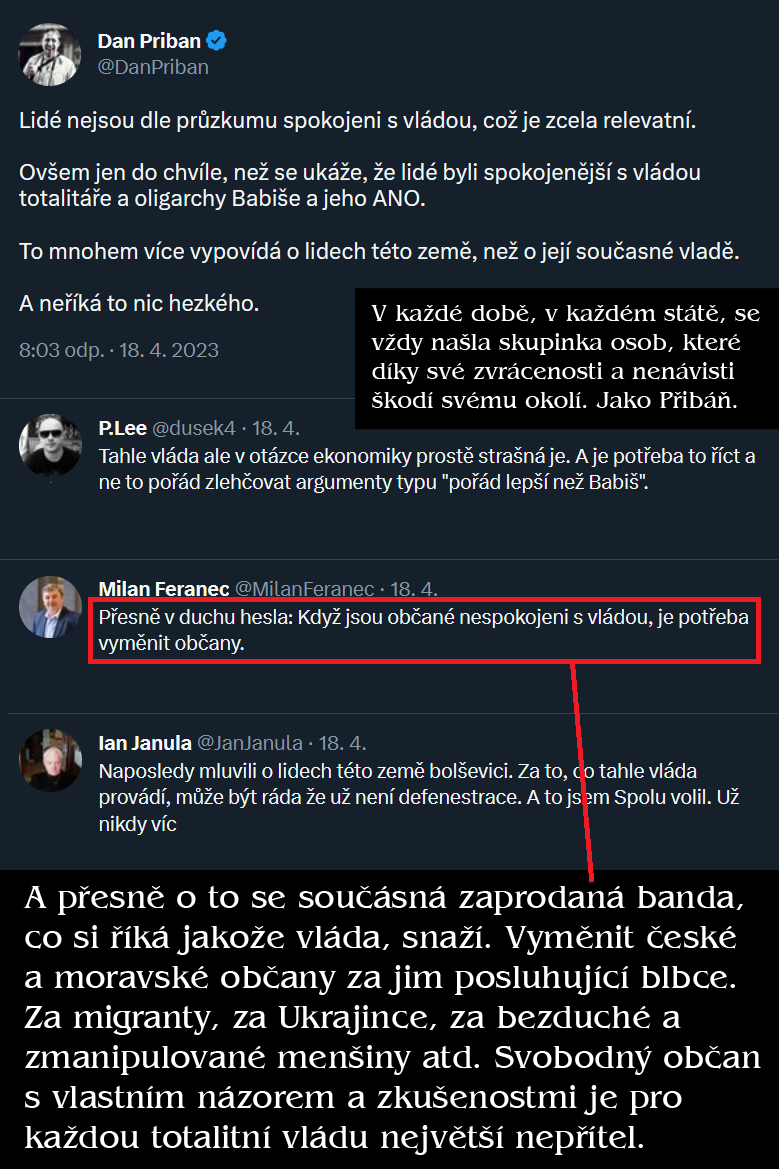 MileAktuality's tweet photo. Přibáň = škůdce, arogantní a nenávistný parazit, nepřítel lidu se vším, co k tomu patří. Patří mu čestné místo v elitě kolaborantů určených k likvidaci ✊🇨🇿 https://t.co/56XbcAFlmU