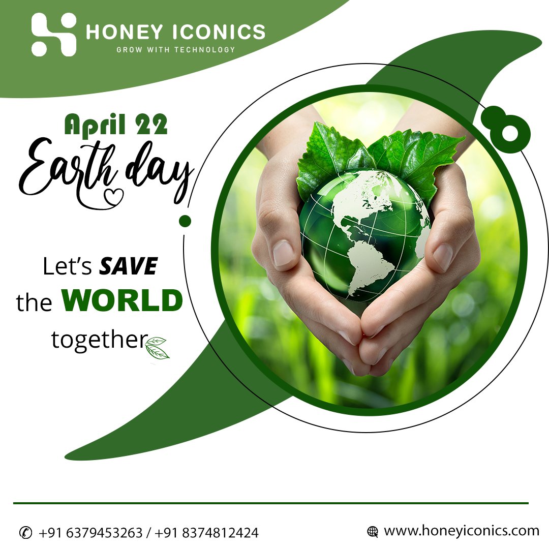 arul031981's tweet photo. On this World Earth Day, we wish that we all come together to take action toward protecting our planet and preserving its natural beauty for future generations.
#Honeyiconics #AppDevelopmentExperts #honeyiconics #coimbatore #india #app #mobileapp #customsoftwaredevelopment https://t.co/4CVGu4rscl