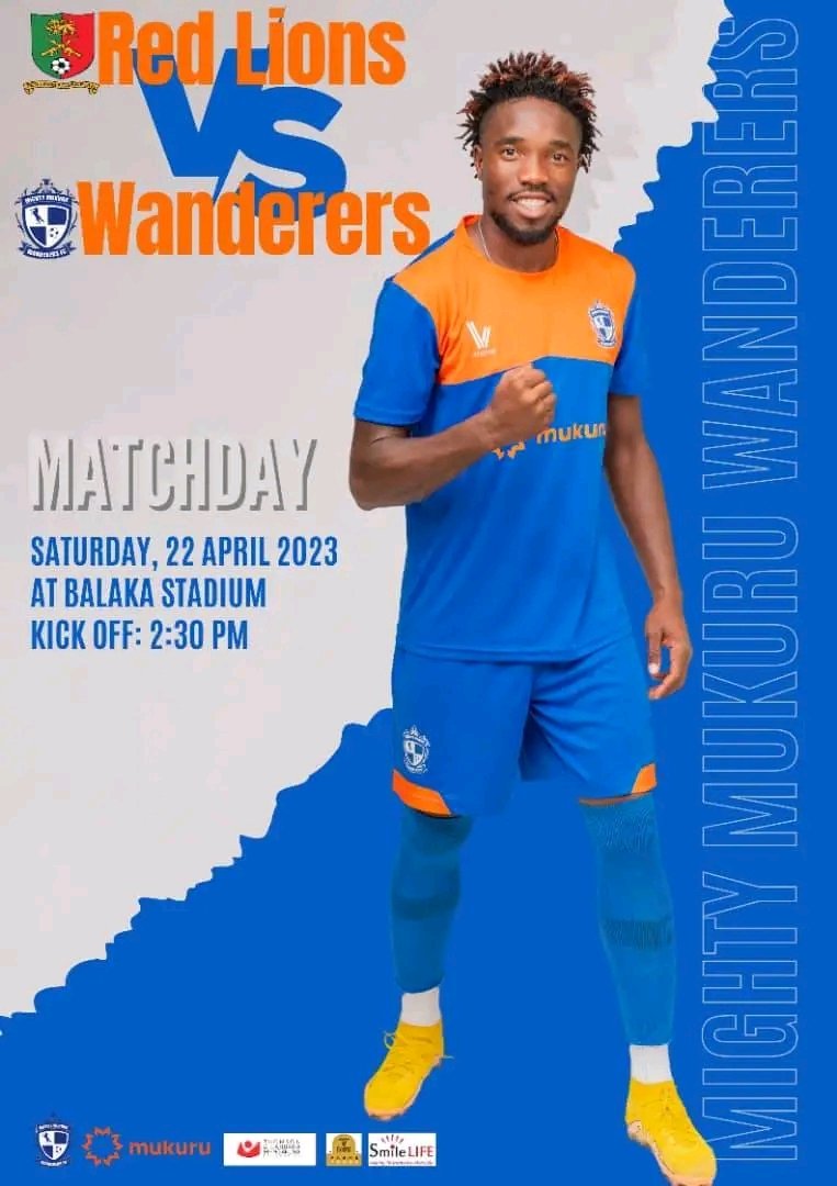 ✊ 𝗠𝗔𝗧𝗖𝗛𝘿𝘼𝙔

Red Lions 🆚 Mighty Mukuru Wanderers FC
🕗 2:30pm
🏟️ Balaka  Stadium
🏆 TNM Super  League

#ekhayafarmfoods #Mukuru #Smilelifeinsurance