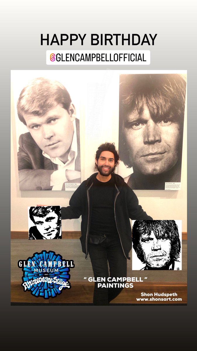 shonhudspeth's tweet photo. Happy Birthday @GlenCampbell 🌟 You Rock 🎶🎉 @shonhudspeth https://t.co/5c1QV2LSNO @TheGCMuseum #GlenCampbell #ShonHudspeth https://t.co/VcaAgr3Nph