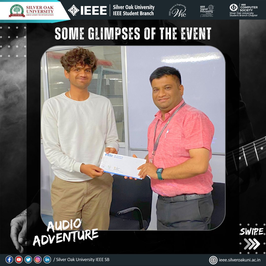 IEEE_SilverOak's tweet photo. We had a music-filled day at our FL Studio workshop by #IEEESOUSB on 21 Apr `23, and it was truly an #AudioAdventure! From chords to melodies and mixing to mastering, we explored the world of #MusicProduction using #FLStudio. #ieee #sou #souevents #music https://t.co/oqsTlCizLf