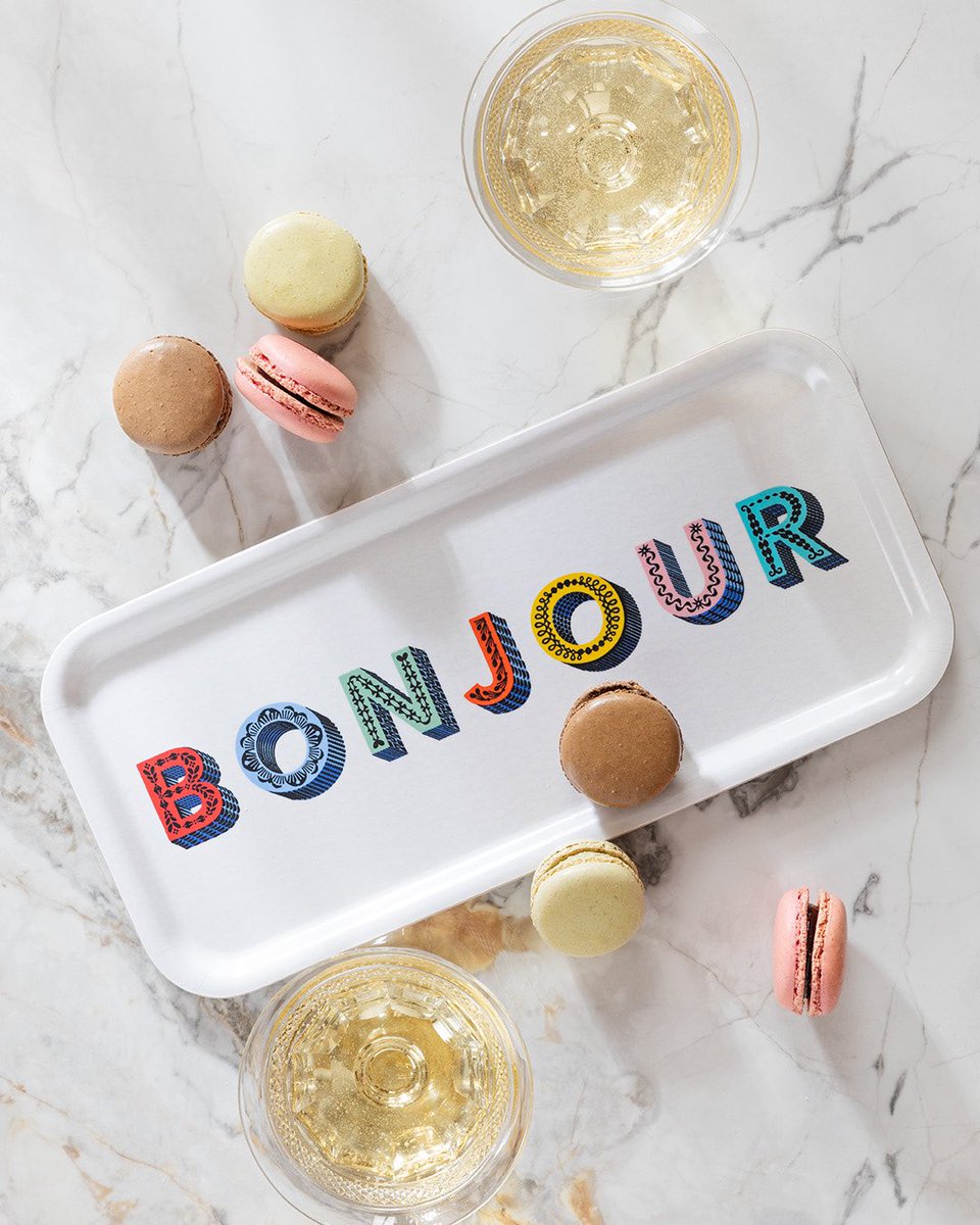 jamida_sweden's tweet photo. BONJOUR part of our word collection designed by @astabarrington 

Shown here: Tray 32x15cm 

#maisonobjet  #jamida #jamidaofsweden  #astabarrington #tray #servingtray  #birchwoodtray  #love #word  #wordcollection  #love #lamour #paris #maisonetobjet #france #bonjour 
#macarons https://t.co/WsdXrQoBp7