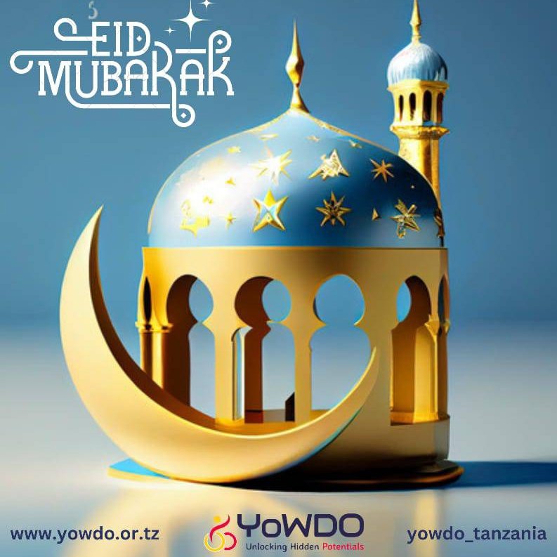 To all youth with disability may this Eid be a new beginning of greater prosperity, success, and happiness in your life. Have a wonderful Eid celebration!!

#yowdotanzania 
#unlockinghiddenpotentials 
#disabilityinclusion 
#leavenoyouthbehind