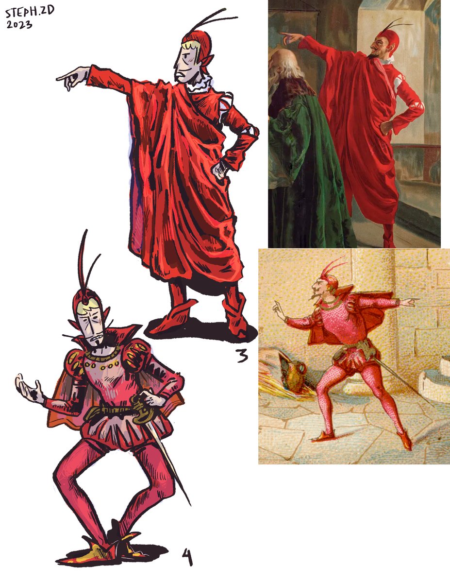 steph_zd's tweet photo. started off reading an article about devil tights, finished with an army of johannes cabals à la "Exeunt Demon King" https://t.co/hSbVAY7QoQ