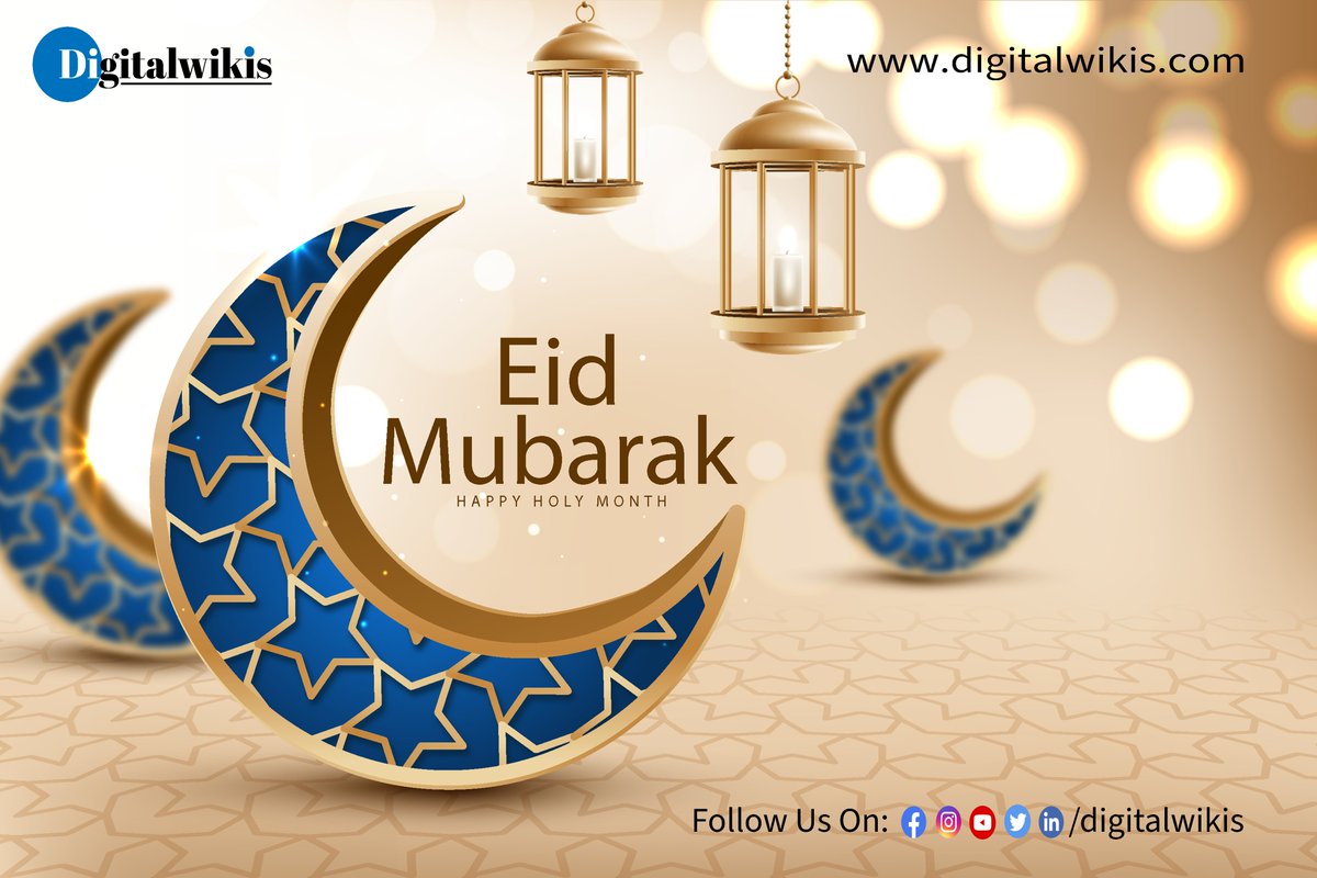 DigitalWikis's tweet image. This Eid, bring joy, happiness and peace in your life.
DigitalWikis wishes you a very happy Eid-ul-Fitr.

#eidmubarak
#ramadhan2023
#ramzan
#eidmubarak2023
#eid2023
#eid
#happiness
#Digitalwikis
