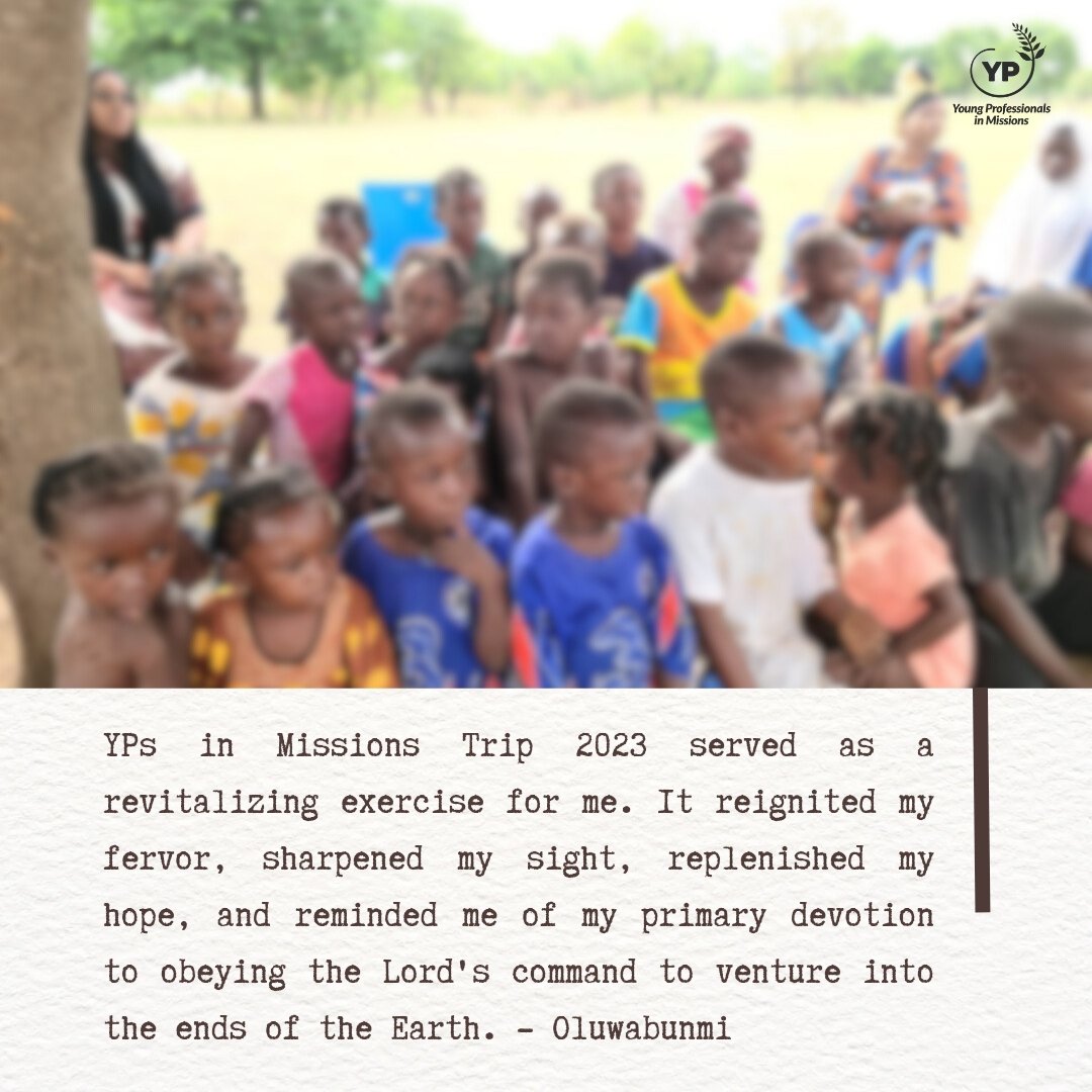 ypsinmissions's tweet photo. Our Easter 2023 field trip was a powerful reminder of the importance of stepping out of our comfort zones and engaging with different cultures. Oluwabunmi shares her journey in pictures and words.
#YPsInMissions
#MissionsTrip
#FieldTrip
#ForTheLoveOfMissions
#ForTheGospel https://t.co/1QUL7kYcaE