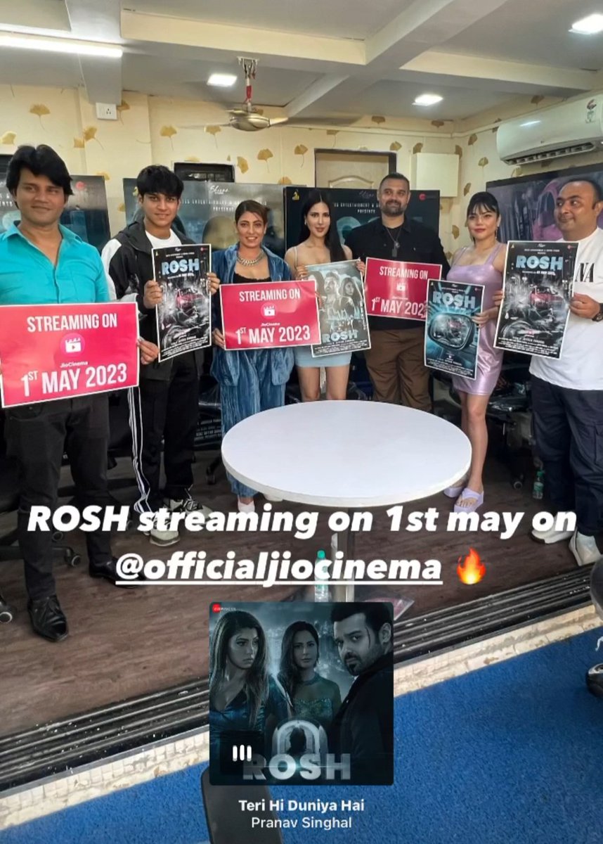 jillian_kilroy's tweet photo. ROSH STREAMING ON 1ST MAY ON JIOCINEMA https://t.co/Jxfx8FdbiY