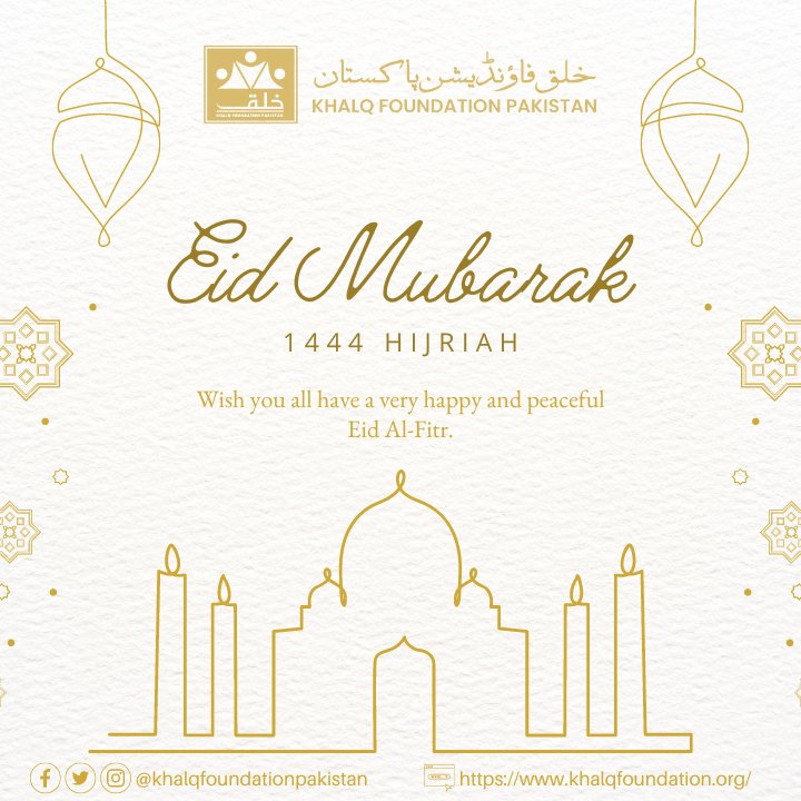 KhalqPakistan's tweet photo. The Blessed month of Ramadan has ended. But let's not forget what we have learned in the past 30 days. From now on let's take conscious steps, while we may be enjoying a life of privilege, many of our neighbors are still suffering in poverty. https://t.co/XUegTrT4t2