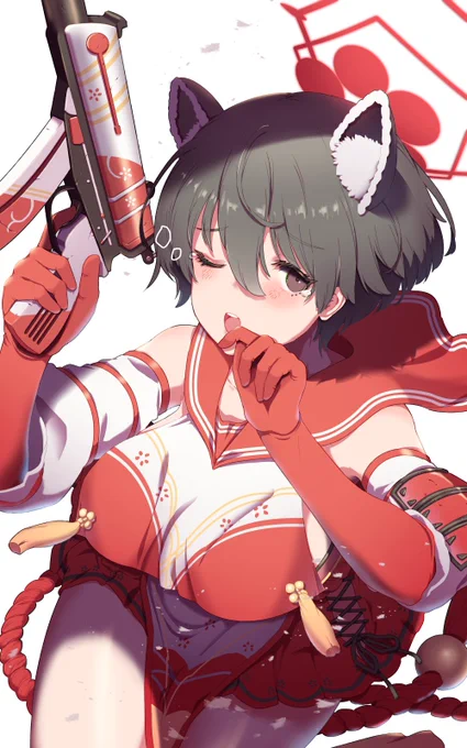 なんとか描けました#ブルーアーカイブ #春日ツバキ 