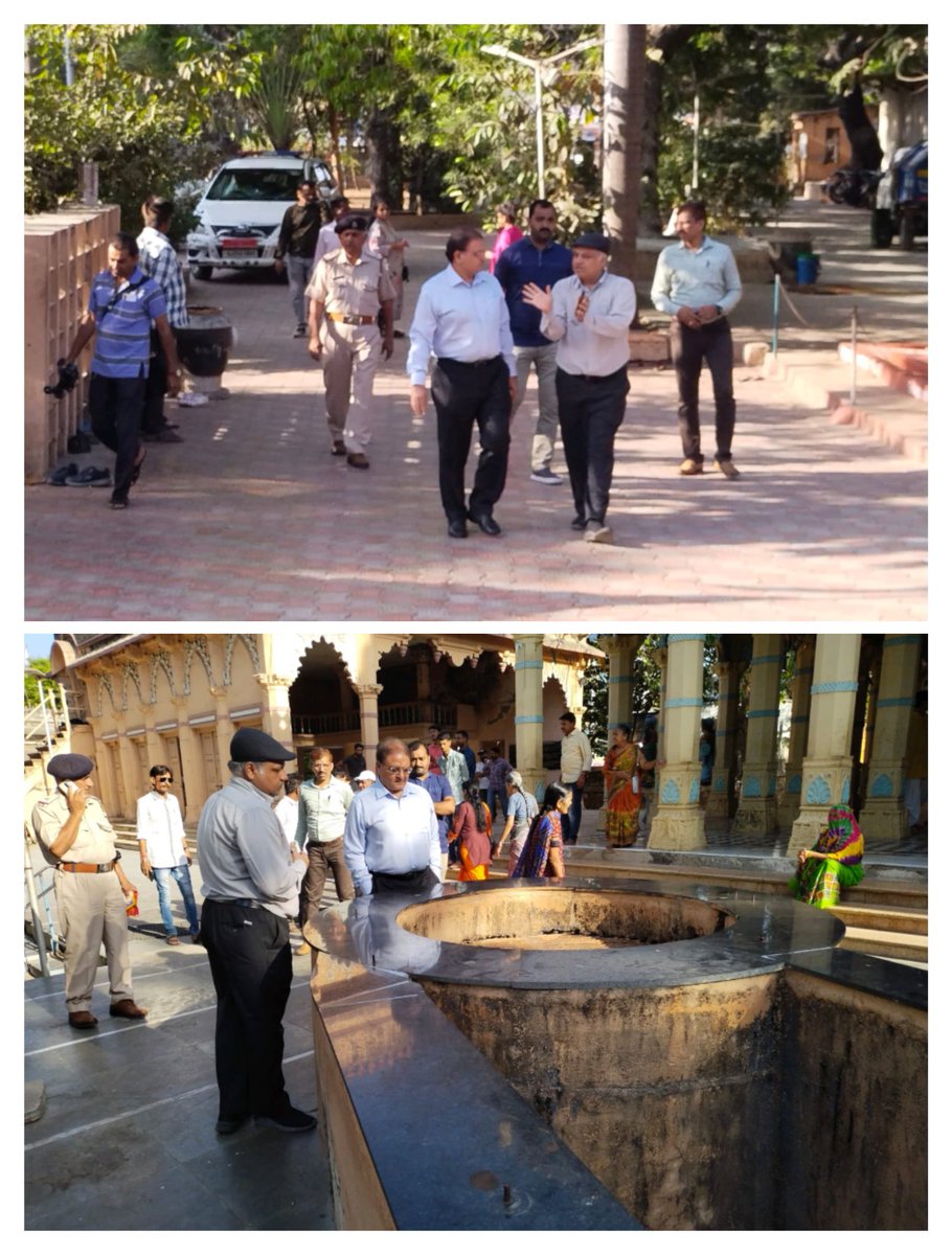 સરકારશ્રીના યાત્રાધામ સફાઈ અભિયાન કાર્યક્રમ અંતર્ગત આજરોજ સુદામા મંદિરની મુલાકાત લીધી અને સફાઈ અંગે નિરીક્ષણ કર્યુ. જરૂરી સૂચનાઓ આપી.
<a href="/CMOGuj/">CMO Gujarat</a> <a href="/Mulubhai_Bera/">Mulubhai Bera</a> <a href="/kamaldayani/">Kamal M. Dayani</a> <a href="/hareets/">Hareet Shukla</a> <a href="/rrraval1/">Raju Raval</a>