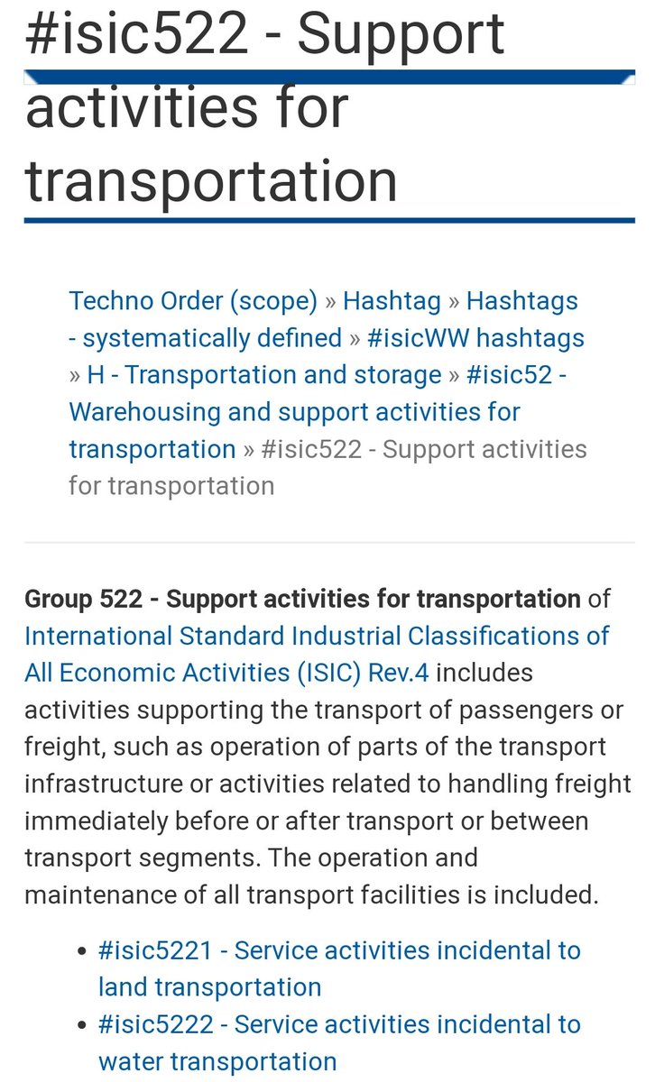 SoCapIndia's tweet image. #isic522 - Support activities for transportation
In India: #isic522IN
#IN_coding
ens.wiki/item:isic522