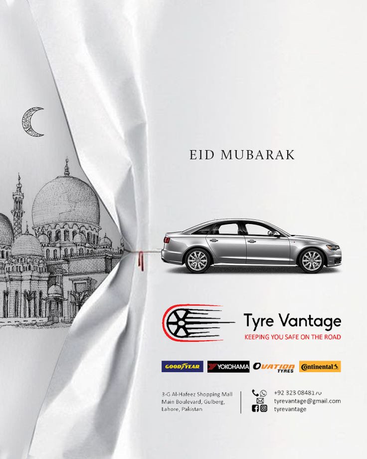 tyre_vantage's tweet photo. Wishing you all a very happy and blessed Eid Mubarak!

#Alhumdulillah #eidmubarak #tyrevantage #tyreinstallation #explore #tyreshop #gulberg #Lahore #Pakistan #michelin #michelinman #mercedesamg #Continental #Audi #pirelli #toyota #genuineproductguarantee #keepingyousafeontheroad https://t.co/u27YUgeIJI