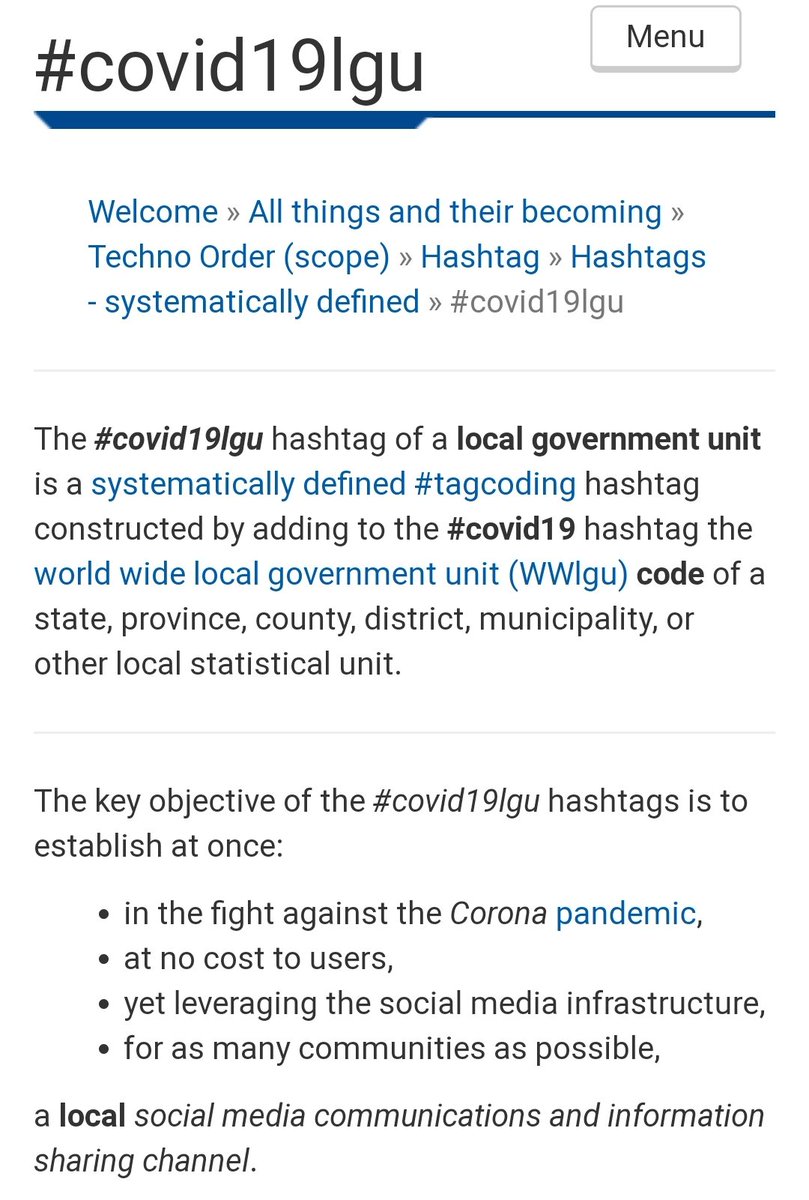 SoCapIndia's tweet image. #covid19IN is #IN_coding hashtag for #covid19 in India
ens.wiki/item:covid19lgu