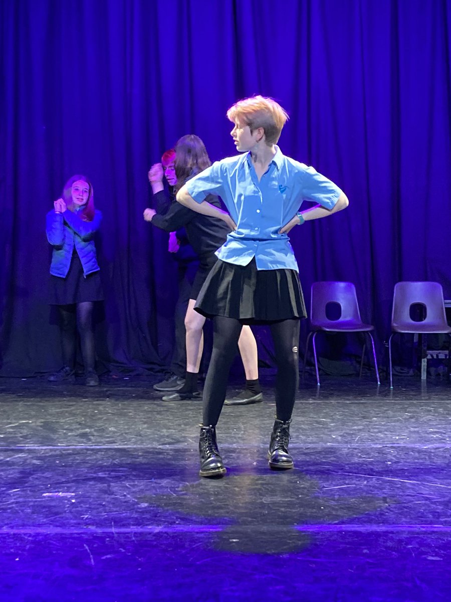 KeviccPA's tweet photo. Yr9&amp;10 Drama students had a great day working with @ThePaperBirds theatre company on Thursday. They developed some rather interesting pieces through some new explorative techniques @KEVICC https://t.co/5zMLjeECQM