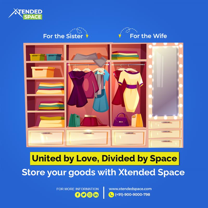 XtendedSpace's tweet photo. Let the love between your wife & sister foster when they organize their seasonal wardrobe with Xtended Space storage services.
.
.
.
#Xtendedspace #storagespaces #storageproviders #storagesolutions #delhincr #storagebox #storeyourgoods #StorageGoals #MaximizeSpace https://t.co/EhS9iXKsux