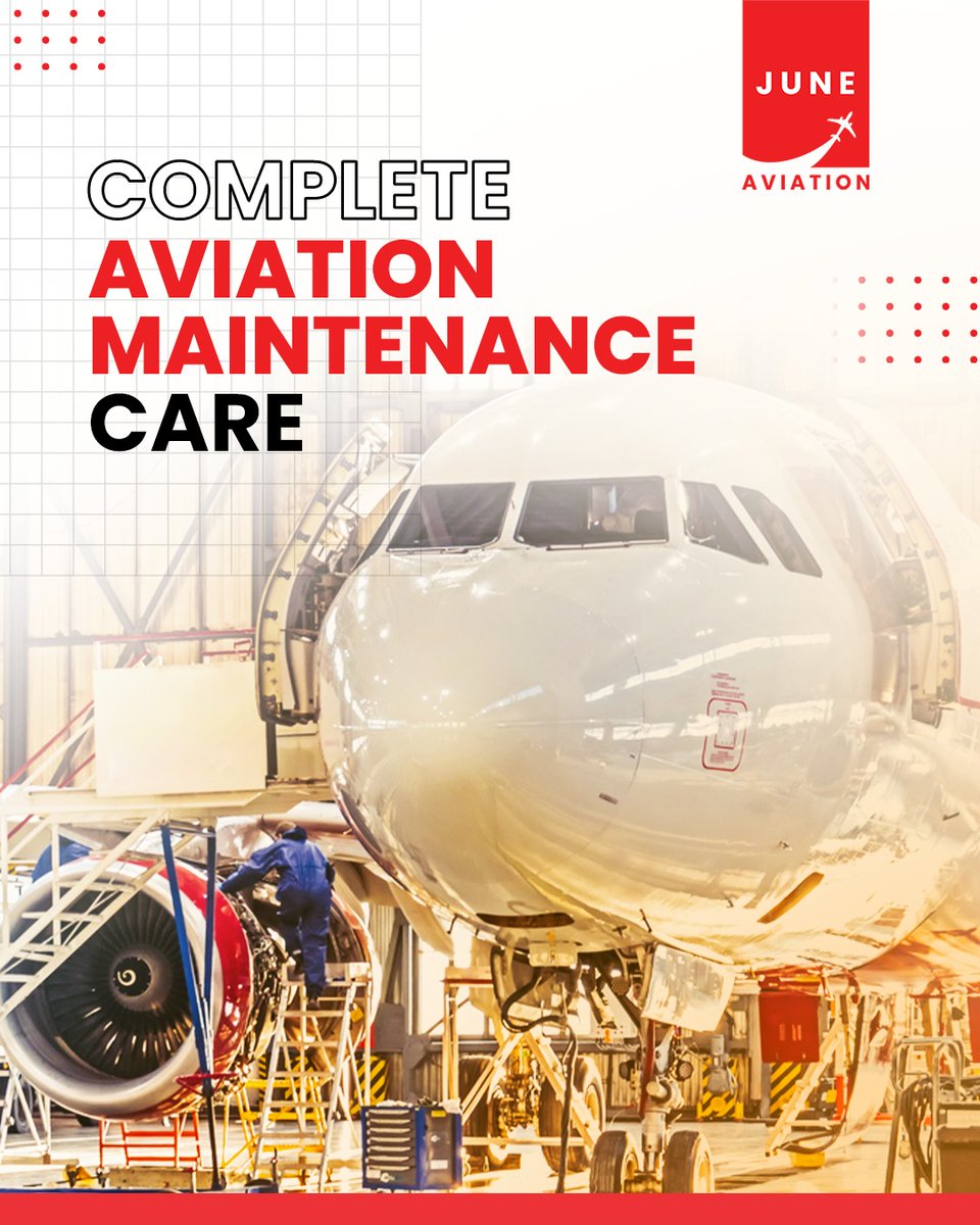 Check out our latest post highlighting the importance of complete aviation maintenance care! From regular inspections to thorough repairs, taking care of your aircraft is crucial for safety and longevity.

#AviationMaintenance #AircraftCare #MaintenanceMatters #juneaviation