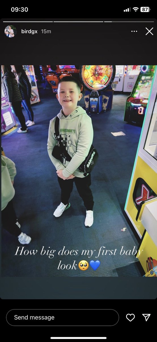 Will the day you was born you changed all our life’s for ever 💙 and in a blink of a eye you are now 8 😁Happy 8th Birthday to our first born grandson Hari love you always Nanny &amp; Grandchy xxx😘❤️ — With Georgia Bird and Alex Gin <a href="/RayRb1974/">Ray Bird</a>