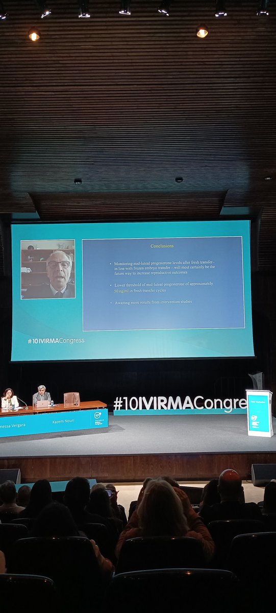 Today's first session is about luteal phase support with progesterone. According to Peter Humaidan, it will be the future way to increase the ARTs outcomes #10IVIRMACongress <a href="/IVIclinics/">IVIclinics</a> <a href="/IVIRMAGlobalEdu/">IVIRMAGlobalEducation</a> <a href="/thermanetwork/">RMA Network</a>