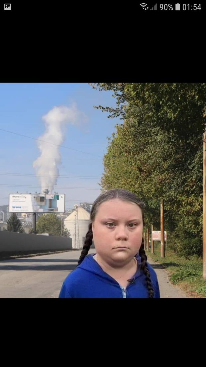 fuzzynavelowl's tweet photo. @GretaThunberg Greta after one week in balkans lmao https://t.co/HICEqRXDrG