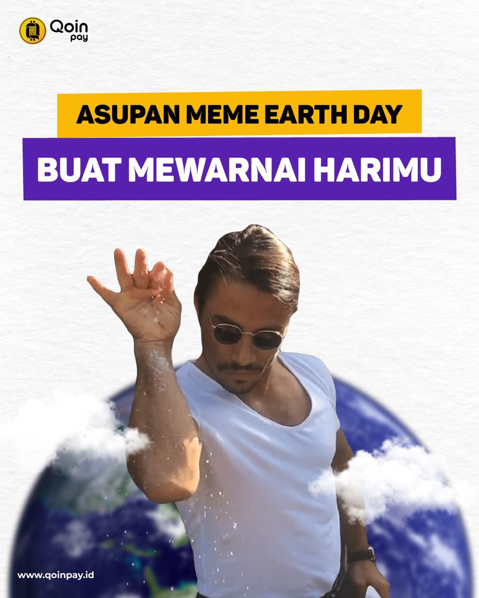 qoinpay's tweet photo. Ngerasa makin hari makin panas ga sih Cryptofolks?๐ฎโ๐จ
Makanya, pada hari bumi kali ini, yuk bersama mulai ubah kebiasaan demi jaga kelestarian bumi.
#Qoinpay #UtilizeYourCoin #Crypto #BlockChain #HariBumi2023 https://t.co/ybGYcNYQ1p