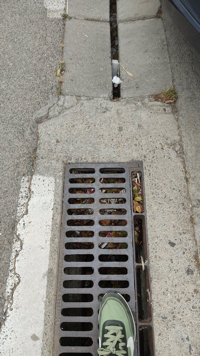 AguaCaminosUA's tweet photo. La utilización de imbornales corridos es una muy buena opción para capturar las escorrentías superficiales urbanas. Pero sin un correcto mantenimiento su buen funcionamiento se verá muy mermado https://t.co/n8zRCbLM2f