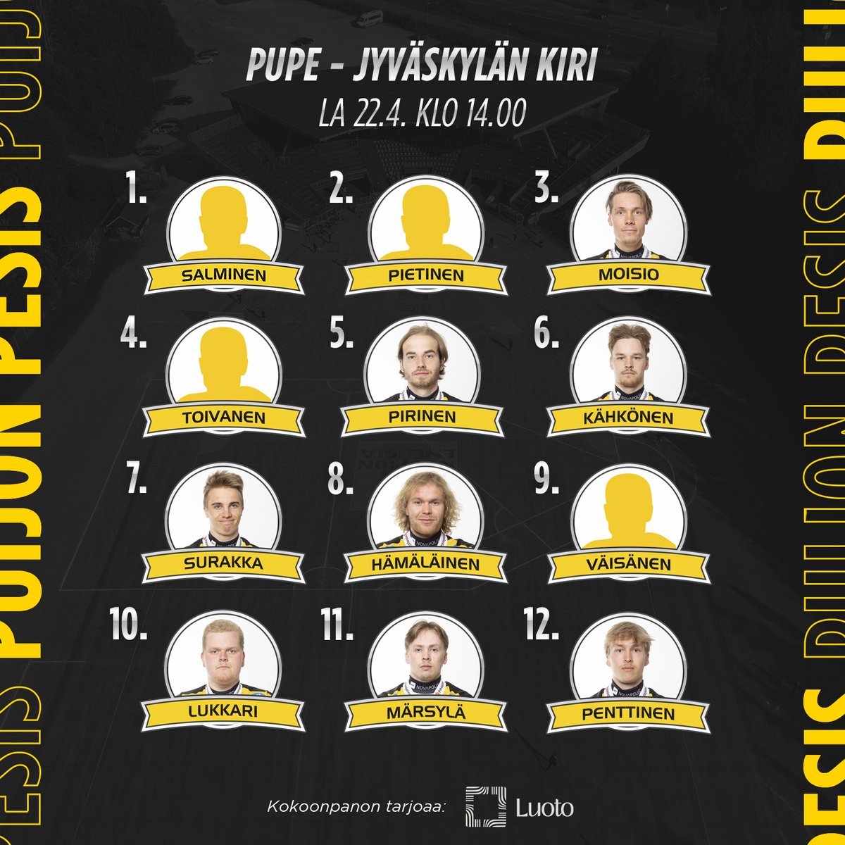 puijonpesis's tweet photo. Ulkokausi korkataan seuraavanlaisella kokoonpanolla! 🥎

Kokoonpanot tarjoaa Luoto

#PuijonPesis #Ykköspesis #Pesis https://t.co/eF5rg41k6c