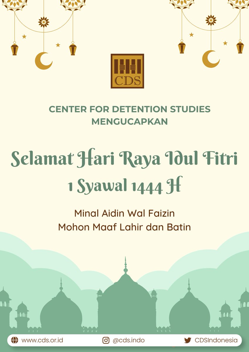Taqabbalallahu minna wa minkum taqabbal yaa kariim, wa ja’alanallahu wa iyyakum minal ‘aidin wal faizin wal maqbulin kullu ‘aamin wa antum bi khair 🙏 

Selamat Hari Raya Idul Fitri ✨️