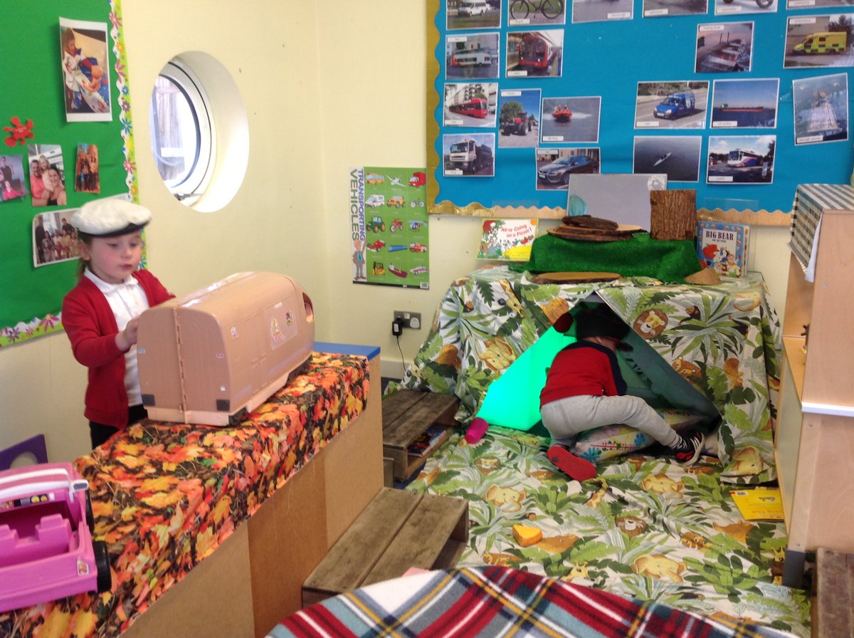 RayLodgePrimary's tweet photo. Let's move through role-play in EYFS. Can you guess where we are or where we might be travelling to in Nursery and Reception? 
#everysecondcounts #communicationandlanguage #knowledgeandunderstandingoftheworld https://t.co/B1FmjuEieH