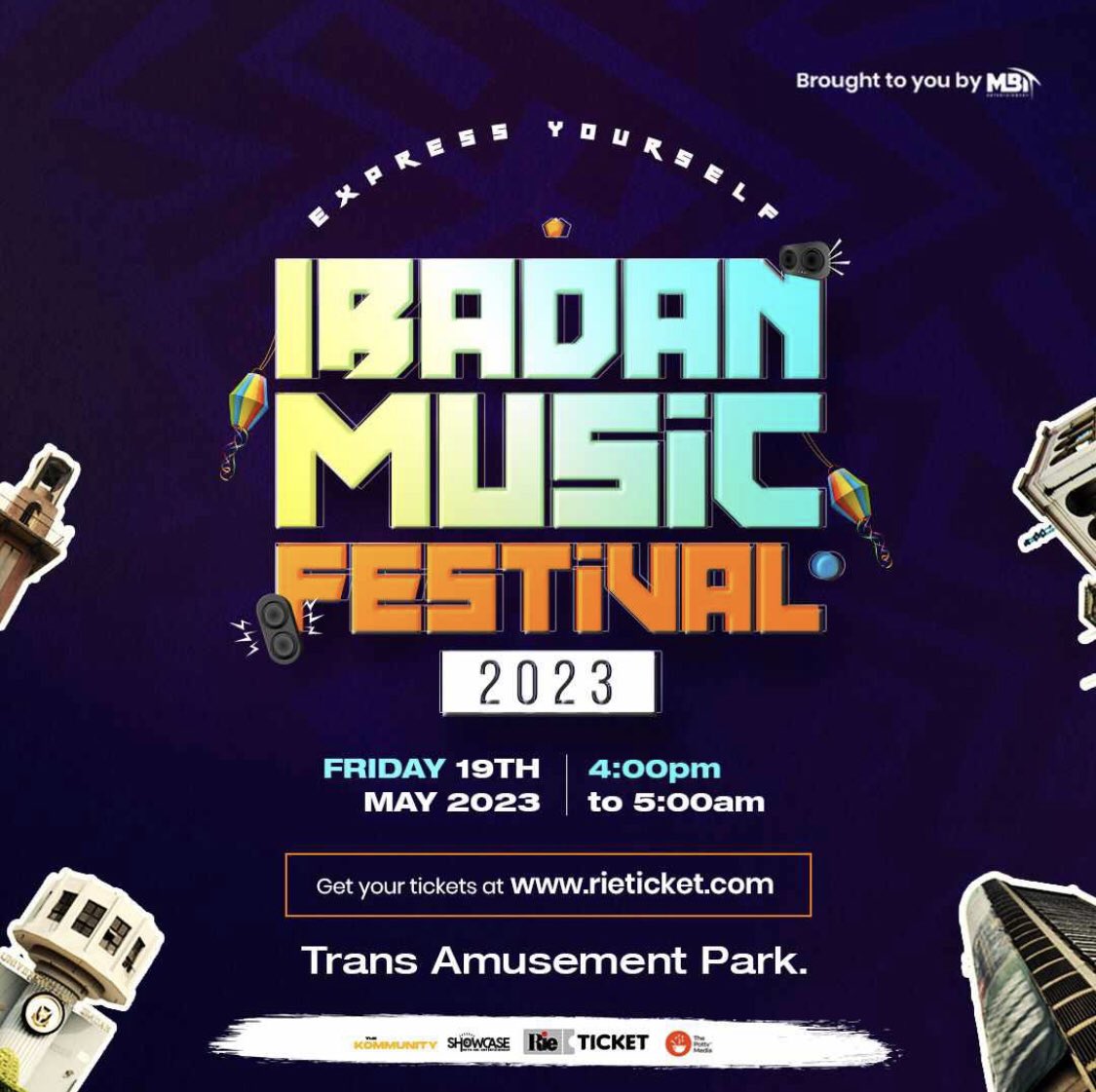 BabyHondy's tweet photo. What's up ÌBÀDÀN!!!
@MBI_ENT is here to shake the brown roof city again!
Fun✅
Music✅
Rap battles✅
Networking ✅ and lots more at #IBMF23
VENUE : Trans Amusement park, Bodija, Ibadan
Date: 19th of May, 2023
Get your tickets here https://t.co/jVnrSOCkZP
#showcasewithmbi https://t.co/Nv1clc9L53