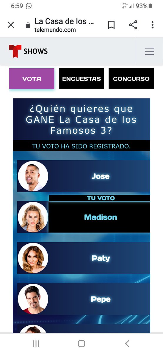 neyssatorres's tweet photo. @MomentosDeLCDLF Por #MadisonGanadoraLCDLF3 #MadisonAndersonBerrios 🇵🇷🦋🇵🇷🦋🇵🇷🦋 https://t.co/KAl0kvunXT