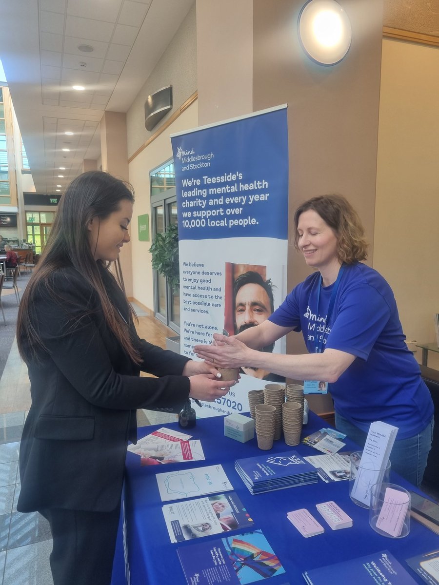 Wynyard_BP's tweet photo. Lots of conversations started, well being booklets given out and Lavender planted for Stress Awareness Month at Wynyard Business Park.  Looking forward to the lovely Claire Pitt joining us again for Mental Health Awareness Week on the 17th May. 😊 https://t.co/xxLit5jaap