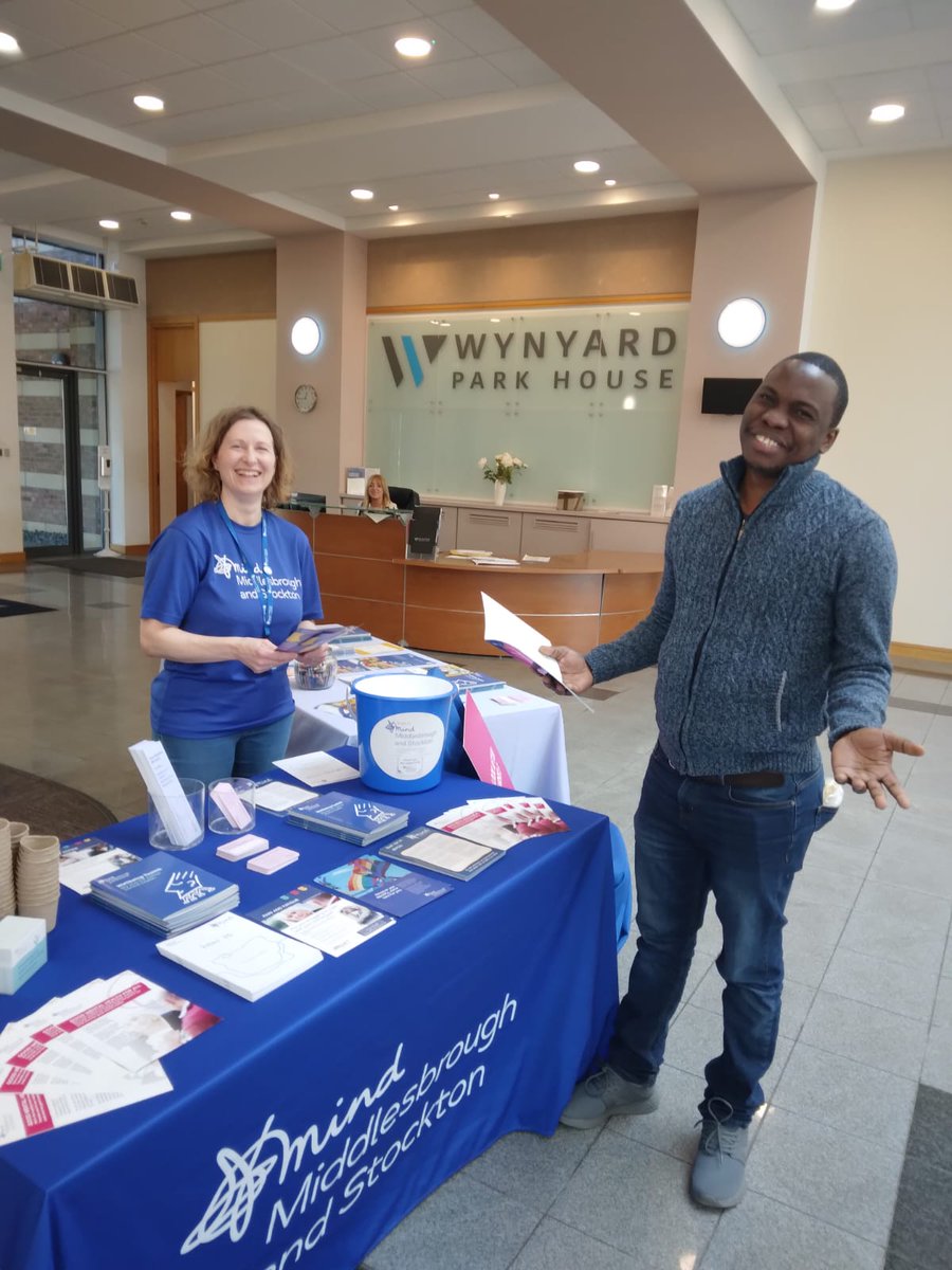 Lots of conversations started, well being booklets given out and Lavender planted for Stress Awareness Month at Wynyard Business Park.  Looking forward to the lovely Claire Pitt joining us again for Mental Health Awareness Week on the 17th May. 😊