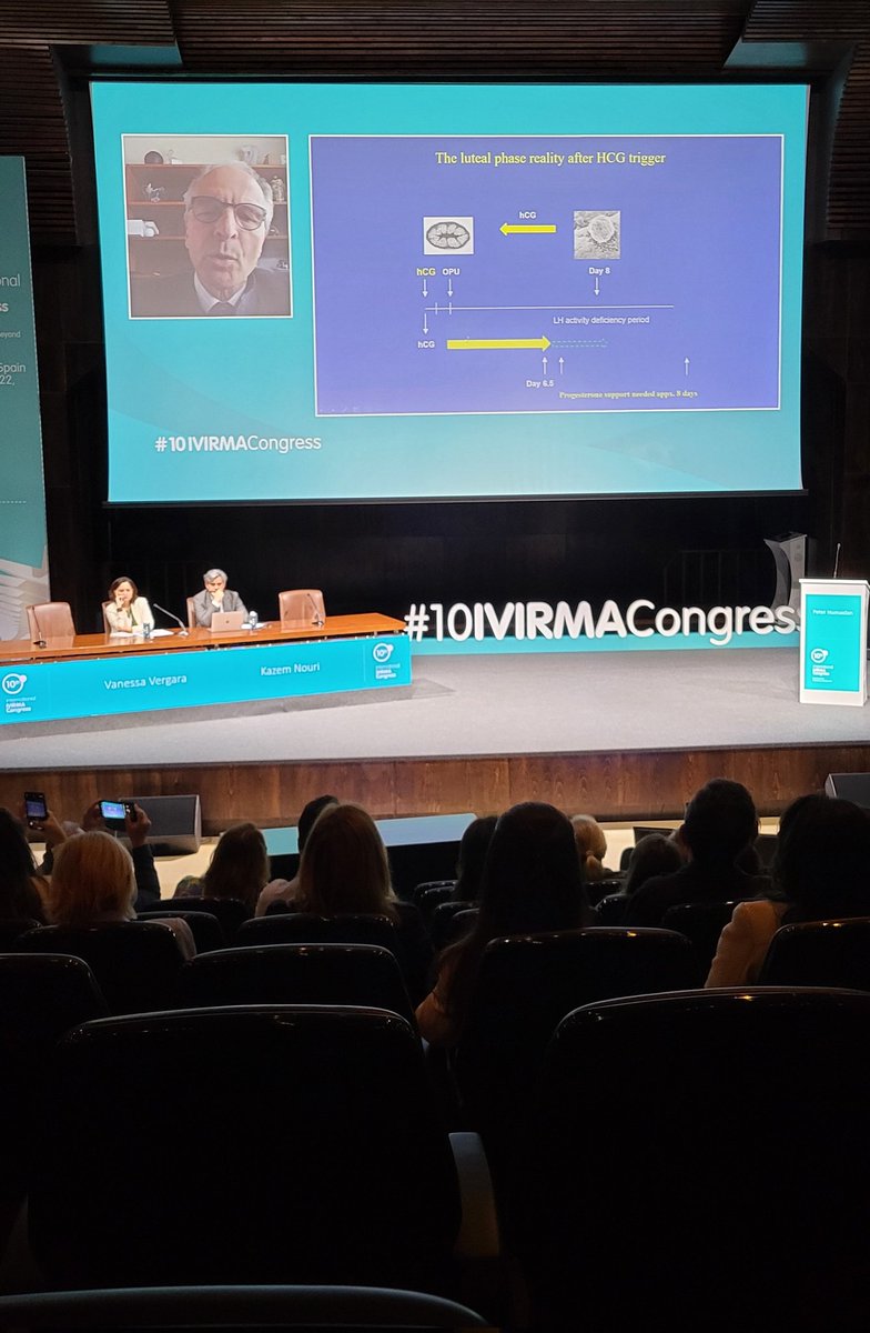 pablopsomoza's tweet photo. Last day of the #10IVIRMACongress 

Today's first topic is luteal phase support in assisted reproductive treatments. https://t.co/GZYyIuAV6H