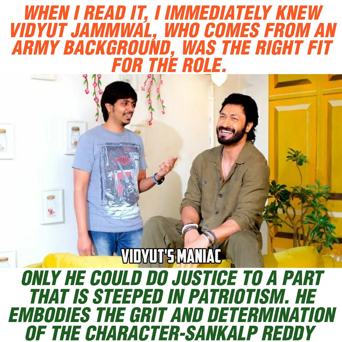 PatnaikAvishek's tweet photo. From the words of the director #SankalpReddy 

@VidyutJammwal 
@ActionHeroFilm1 

#IB71 
#IB71Teaser 
#IB71SecretTrailer https://t.co/cX5uq398hl