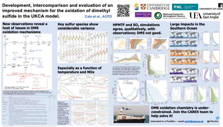 Super excited to see such a big turn out at #EGU23 from group members past and present. Do check out all the amazing science they are doing: <a href="/paultgriffiths/">Paul Griffiths</a> <a href="/StaniaszekZosia/">Zosia Staniaszek</a> <a href="/PrintVichawan/">Vichawan (Print) Sakulsupich</a> <a href="/MichelleWLWan/">Michelle Wan</a> <a href="/ben_a_cala/">Ben Cala</a> <a href="/shmh40/">Sebastian Hickman</a> <a href="/DrJamesKeeble/">James Keeble</a> <a href="/Lorrie_SD_Jacob/">Lorrie Jacob</a>