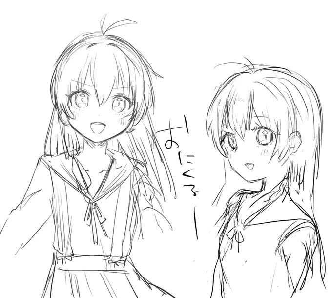 最近らくがきしか描けぬ 