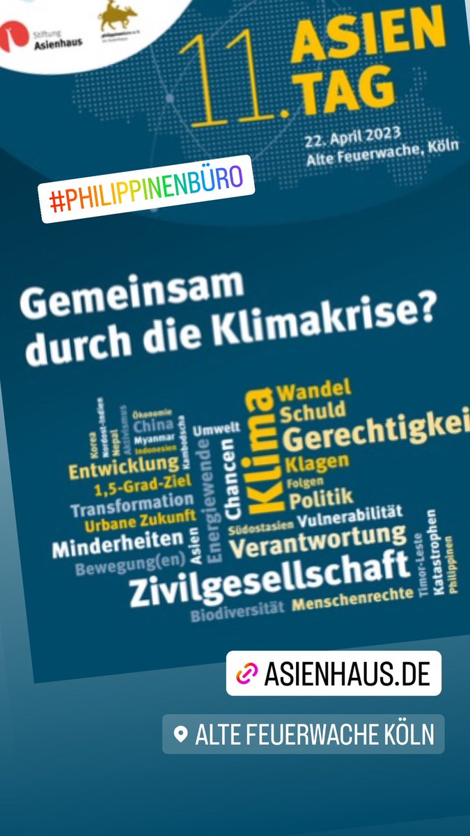 MonteMary1's tweet photo. On my way … 11. #Asientag in #Köln: #Gemeinsam durch die #Klimakrise 🤲🏽

https://t.co/VSRRVOmOAo

#Klimagerechtigkeit #Entwicklungszusammenarbeit #StiftungAsienhaus https://t.co/c6YLjRdnnM