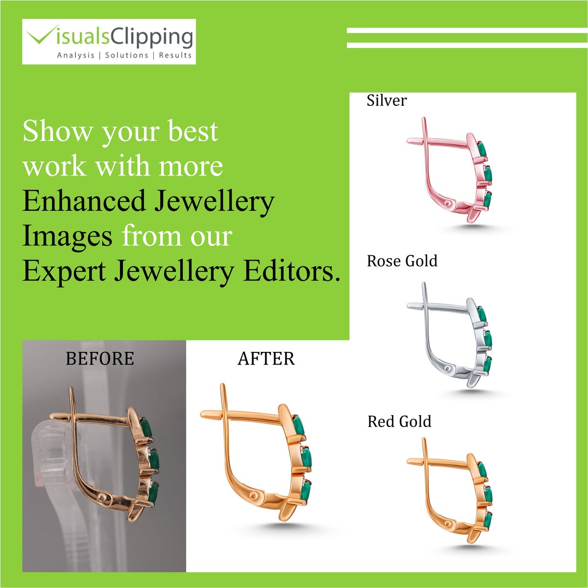 visualsclipping's tweet photo. Under one roof, you can get total jewellery photo editing through our experts. Try our services if you like.

#VisualsClipping #jewellery #photoediting #Editing #quality #Services #Photos #editors #Services #creative #USA https://t.co/j5iX5gw1ch