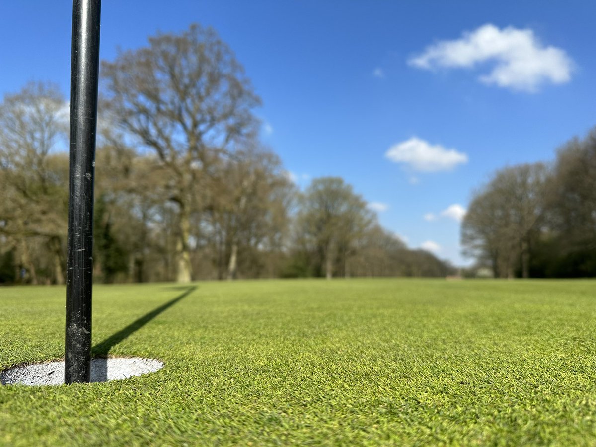 JamharrisonJh's tweet photo. Surfaces starting to get there after a couple days of sun and dry last week. 
Hopefully this rain doesn’t stick around for too long and we can enter summer strong 💪🏽 ⛳️ https://t.co/Zqzjd4rIbs