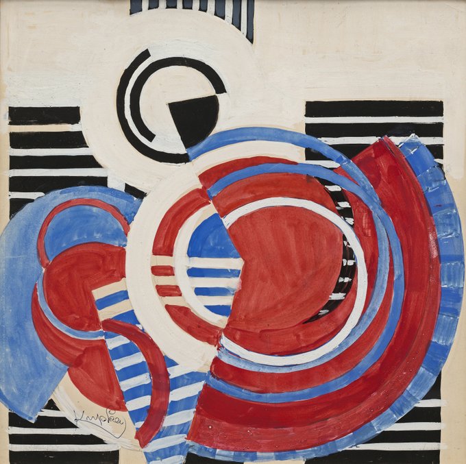 Dynamic Disks by František Kupka, 1931
