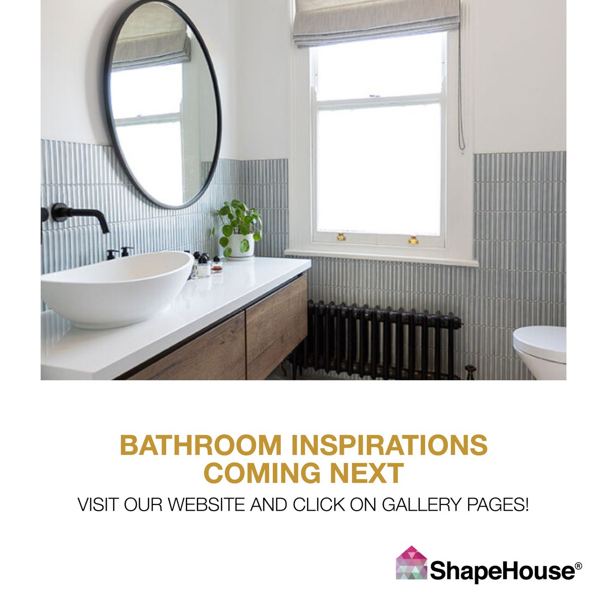 Shapehouse1's tweet photo. Say goodbye to your outdated bathroom and hello to a fresh new look! Visit our website and contact us if you want a bathroom upgrade. 

Link in bio

#ShapeHouseUK #garageconversions #conversions #renovations #builder #building #design #interiordesign #bathrooms https://t.co/X3m5UfWJBz