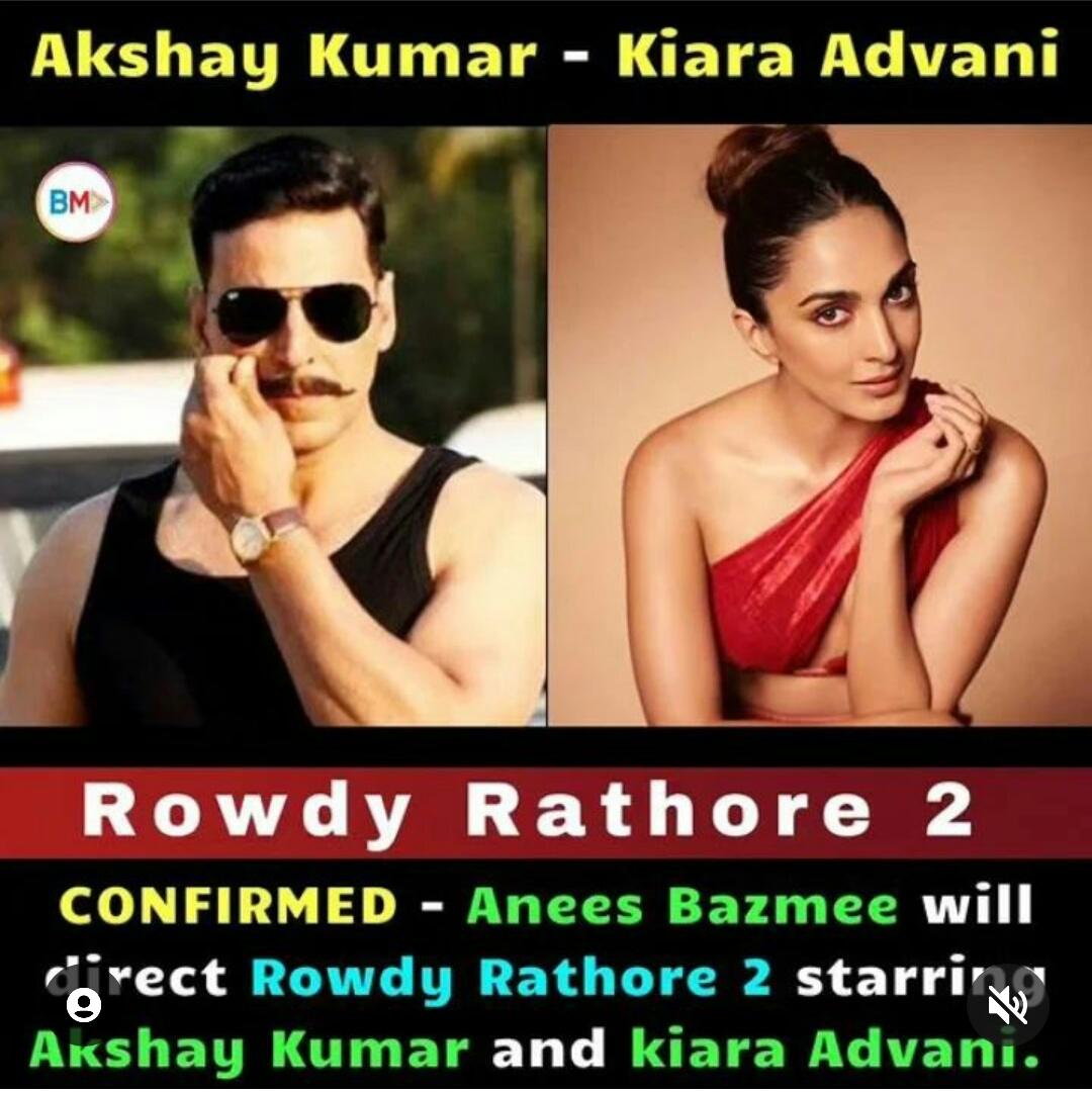 ArmyAkkians's tweet photo. Article Letest News #AkshayKumar &amp; @advani_kiara ❤
 #Rowdyrathore2 😍📰 https://t.co/x5s0CggBlQ