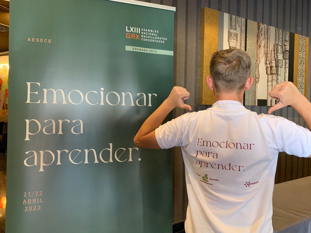 aesece_Es's tweet photo. Retomamos la LXIII Asamblea anual de AESECE en Granada. Gracias, @CVirgendeGracia, por la acogida. 
#aesece2023
#bachilleratoconcertado https://t.co/O9PpzW1EPN