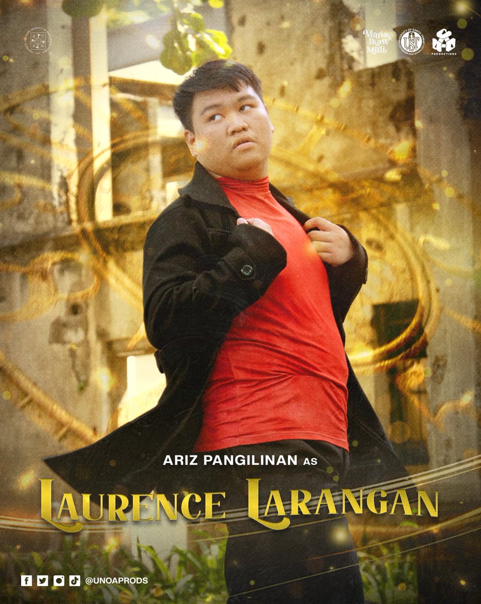 UNOAProds's tweet photo. ✨ "Ako... si Laurence, but you might know me better as the son of Senator Larangan. I know what I want and I get what I want."

Panuorin si Laurence Larangan sa paparating na pagtanghal ng 🌺 MARIA, IKAW MULI: Modernong Kwento ng Bundok Makiling! 🌺 https://t.co/gMnNS90oVH